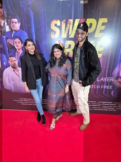 Sourabh Raaj Jain snapped at swipe crime screening