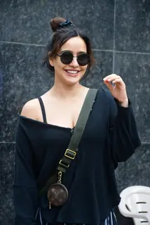 Neha Sharma snapped in the city