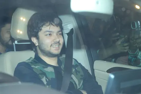 Nirvaan Khan snapped at Salman Khan's birthday bash
