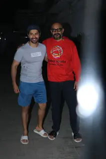 Varun Dhawan and Shashank Khaitan snapped in the city