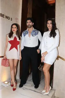 Nushrratt Bharuccha, Nora Fatehi and Taha Shah Badussha snapped in the city