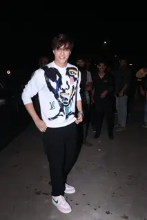 Mohsin Khan snapped celebrating New Year