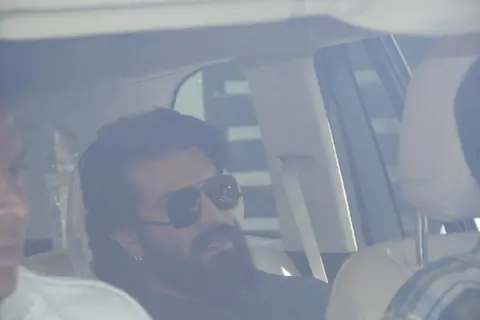 Ram Charan snapped at airport