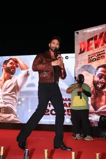 Shahid Kapoor snapped at 'Deva' teaser launch
