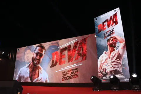 Shahid Kapoor snapped at 'Deva' teaser launch