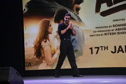 Ajay Devgn snapped at the trailer launch of 'Azaad'