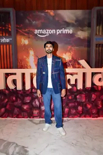Ishwak Singh  snapped at 'Pataal Lok Season 2' trailer launch