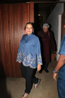 Shabana Azmi snapped in the city