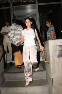Sara Tendulkar snapped in the city