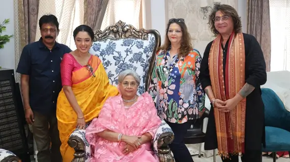 Rupali Ganguly and Rajan Shahi seek blessings with a sacred havan on the sets of Anupamaa