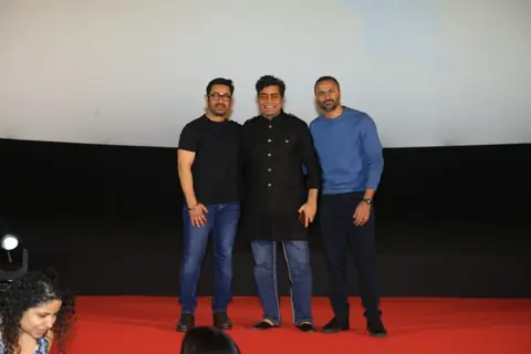 Aamir Khan, Ashutosh Rana and Advait Chandan grace the trailer launch of 'Loveyapa'