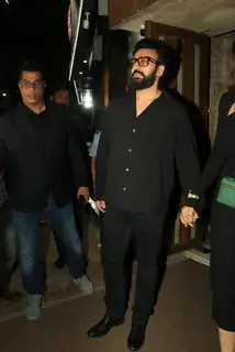 Raj Kundra snapped at Anusha Dandekar’s birthday bash at Bastian