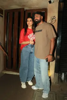Karishma Tanna snapped at Anusha Dandekar’s birthday bash at Bastian