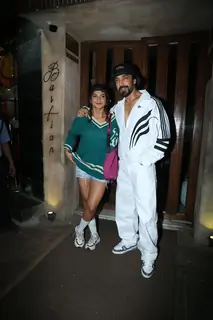 Jennifer Winget and Ashish Chowdhry snapped at Anusha Dandekar’s birthday bash at Bastian