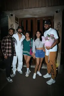 Jennifer Winget and Ashish Chowdhry snapped at Anusha Dandekar’s birthday bash at Bastian