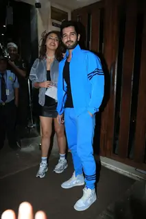 Aditya Seal and Anushka Ranjan snapped at Anusha Dandekar’s birthday bash at Bastian