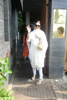 Rekha ji snapped at Bandstand