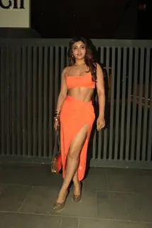 Akanksha Puri snapped in the city