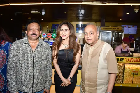 Urmila Matondkar and Ram Gopal Varma attend Satya’s re-release event