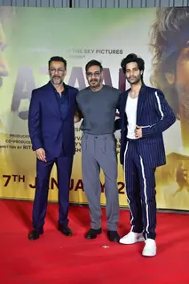 Ajay Devgn, Abhishek Kapoor and Aaman Devgan grace the premiere of Azaad