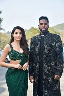 Nora Fatehi and Jason Derulo snapped on the sets of India’s Best Dancer vs Super Dancer
