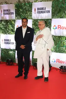Gulzar snapped at Bhamla Foundation’s Event