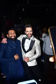 Vivian Dsena and Rajat Dalal snapped at the Bigg Boss 18 finale