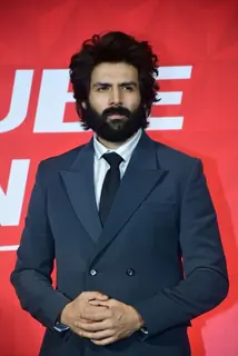 Kartik Aaryan snapped at the Danube Property Event