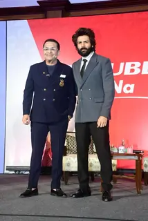 Kartik Aaryan and Rizwan Sajan at the Danube Property Event