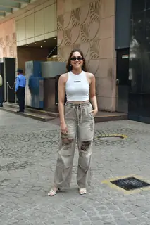 Sharvari Wagh snapped in Juhu 