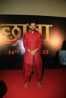 Vicky Kaushal and Rashmika Mandanna snapped at the trailer launch of Chhaava 