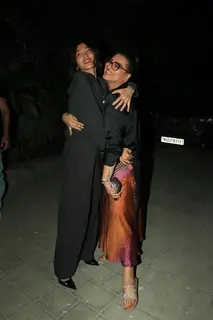 Shilpa Shirodkar and Chum Darang snapped in Bandra