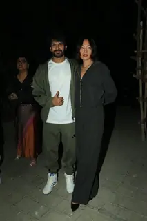 Karan Veer Mehra and Chum Darang snapped in Bandra