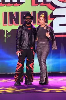 Malaika Arora and Remo Dsouza attend the launch of Amazon MX Player’s slate of shows for 2025 like Hip Hop India, Hunter 2, etc.
