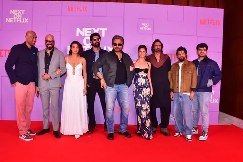 Arjun Rampal, Rana Daggubati, Sayani Gupta, Kriti Kharbanda and Daggubati Venkatesh Grace The Red Carpet of Next on Netflix slate launch 2025 Event
