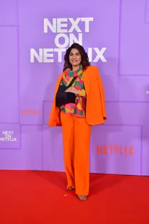 Archana Puran Singh Grace The Red Carpet Of What's Next on Netflix 2025 Event