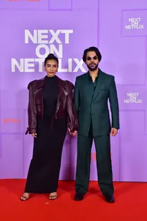 Rajkummar Rao and Patralekhaa Grace The Red Carpet Of What's Next on Netflix 2025 Event