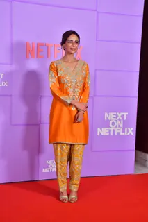 Mona Jaswir Singh Grace The Red Carpet of Next on Netflix slate launch 2025 Event