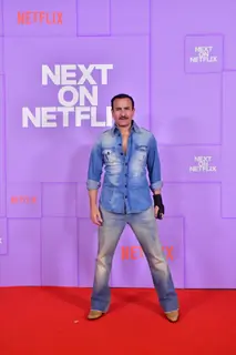 Saif Ali Khan Grace The Red Carpet of Next on Netflix slate launch 2025 Event