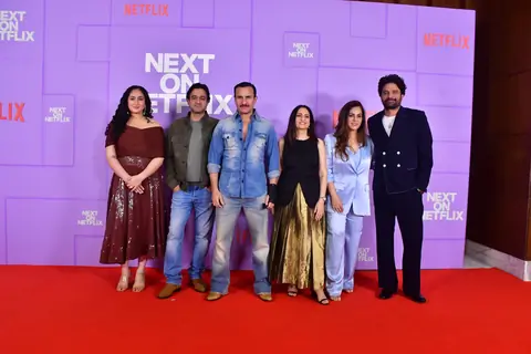 Saif Ali Khan, Siddharth Anand and Jaideep Ahlawat Grace The Red Carpet of Next on Netflix slate launch 2025 Event