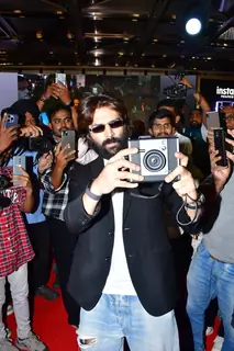 Kartik Aaryan snapped at the Fujifilm Instax new camera launch