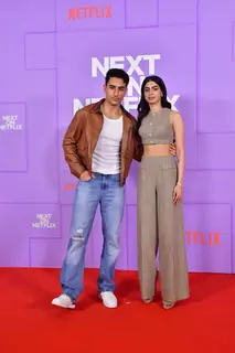 Ibrahim Ali Khan and Khushi Kapoor grace The Red Carpet Of What's Next on Netflix 2025 Event