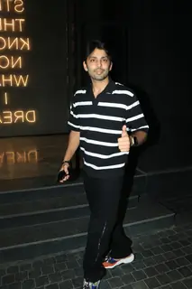 Himansh Kohli snapped at the special screening of Loveyapa