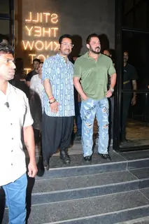 Salman Khan and Aamir Khan snapped at the special screening of Loveyapa at Excel Entertainment’s office