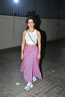 Sanya Malhotra snapped in the city