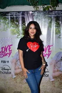 Avika Gor  grace the Screening of Bobby and Rishi ki love story