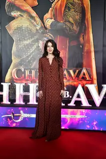 Isabelle Kaif grace the screeing of Chhaava