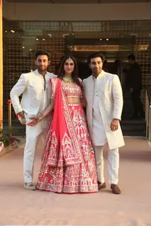 Armaan Jain, Aadar Jain and Anissa Malhotra grace Aadar Jain’s Mehendi ceremony
