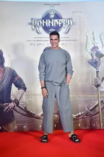 Akshay Kumar snapped at Kannappa teaser launch