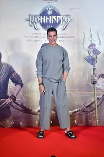 Akshay Kumar snapped at Kannappa teaser launch